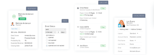 Zoho Life Science CRM- improve interaction