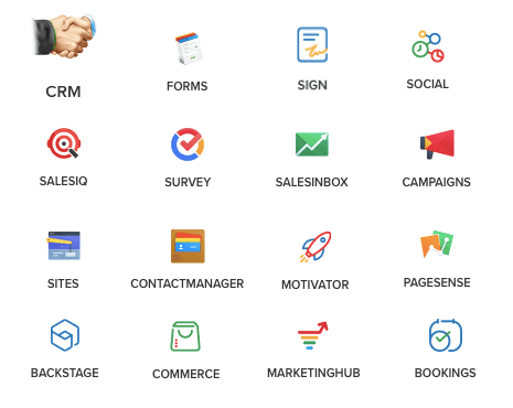 Zoho sales and marketing tools