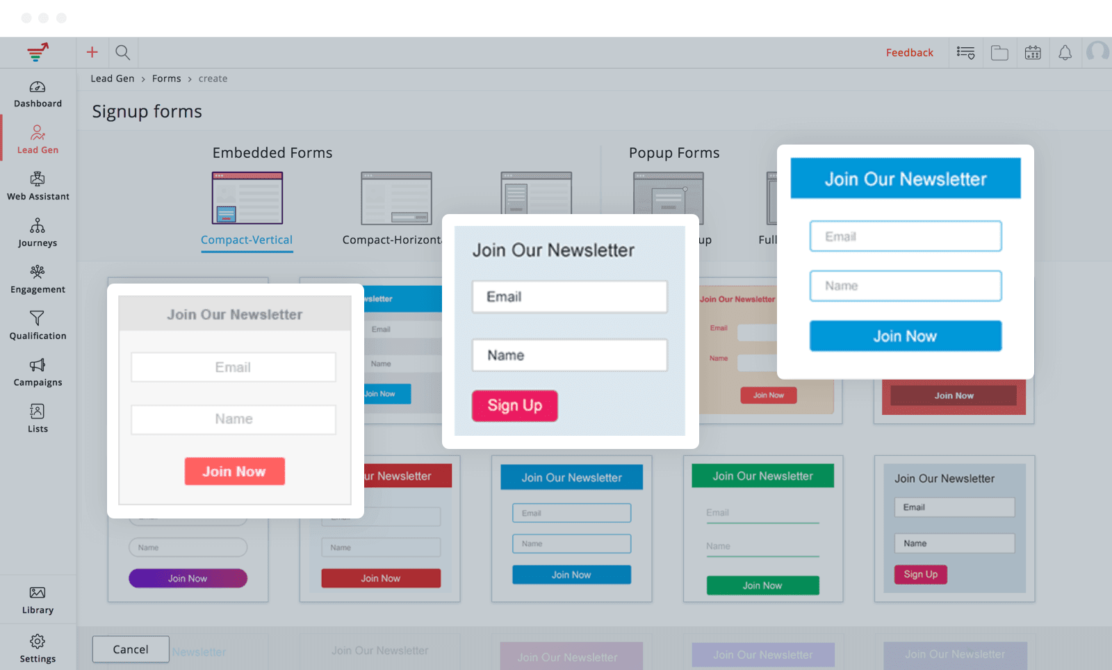 Zoho MarketingHub- manage leads